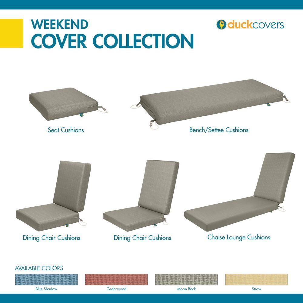Weekend Outdoor 3'' Dining Chair Seat Cushion