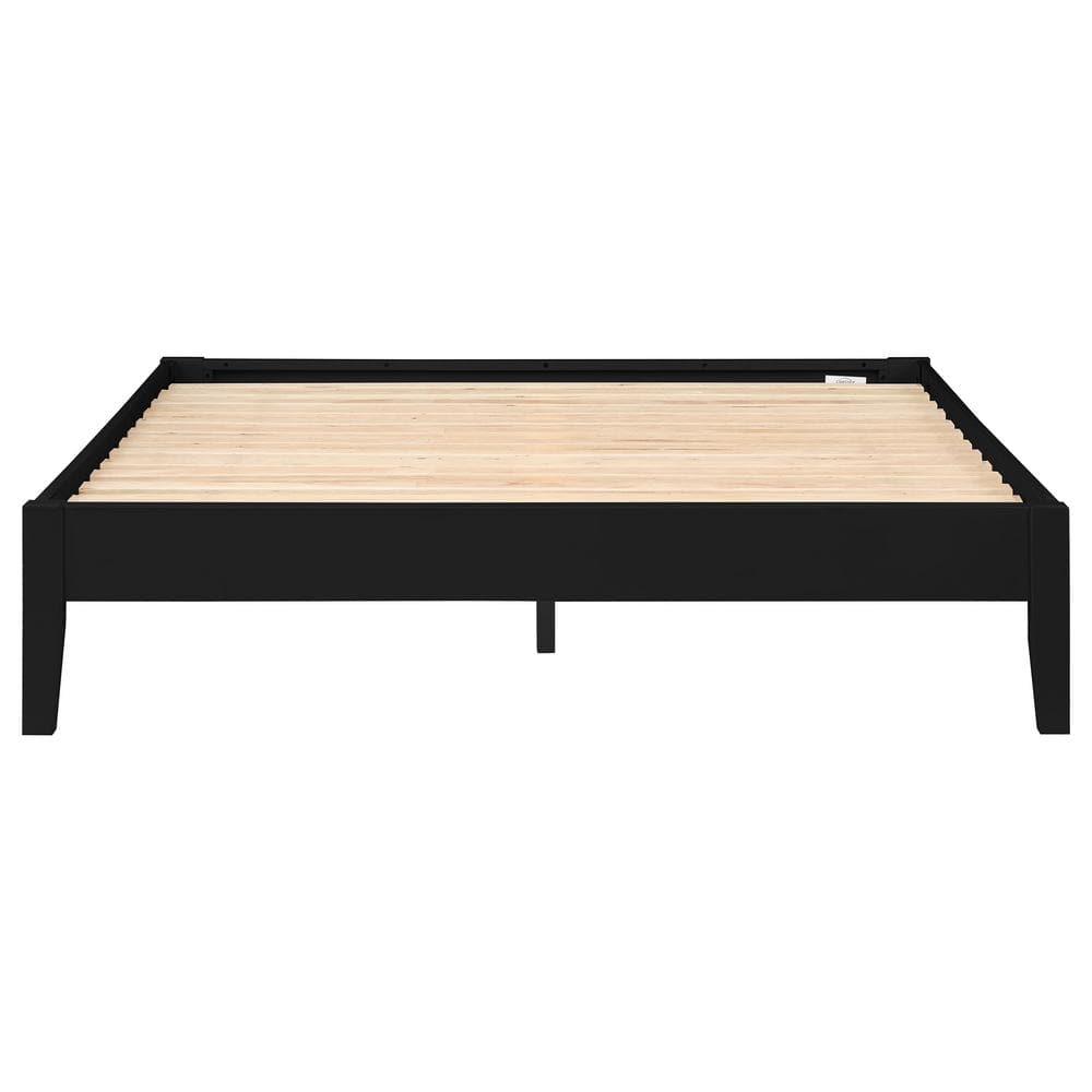 Coaster Hounslow Contemporary Wood Platform Eastern King Bed in Black