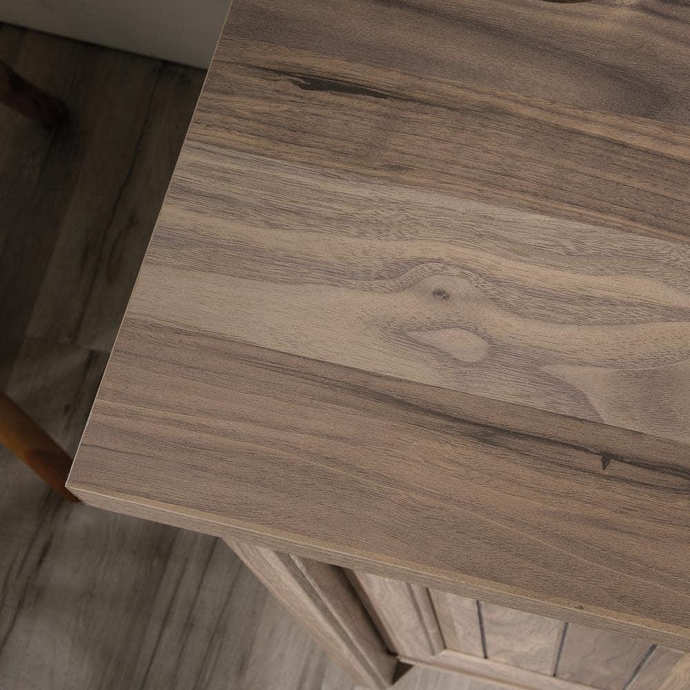 Sauder Costa Cabinet w/Pull-Out Printer Tray, Washed Walnut Finish