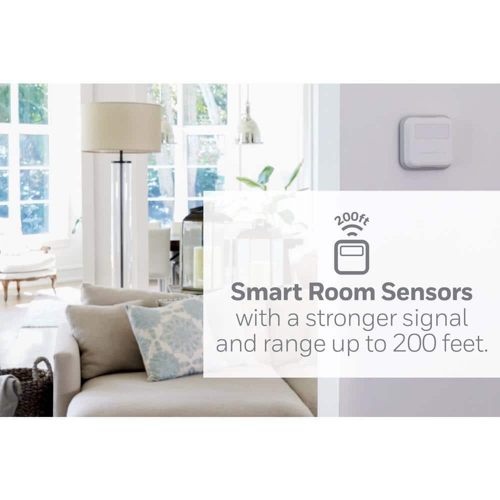 Honeywell Home Smart Room Sensor: Wireless Thermostat Control, Smartphone App, T9 Compatible, White, 2-Year Warranty