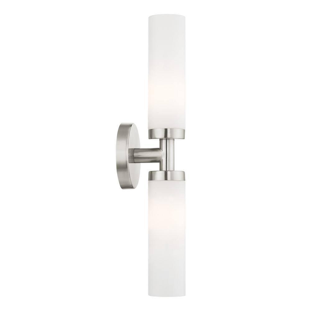 Livex Lighting Aero 2 - Light Vanity in  Brushed Nickel