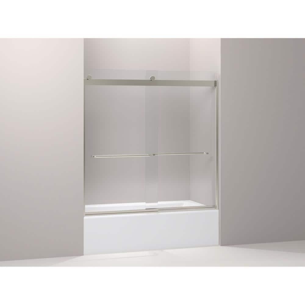 Levity 59.63" x 59.75" Bypass Bath Door with CleanCoat® Technology
