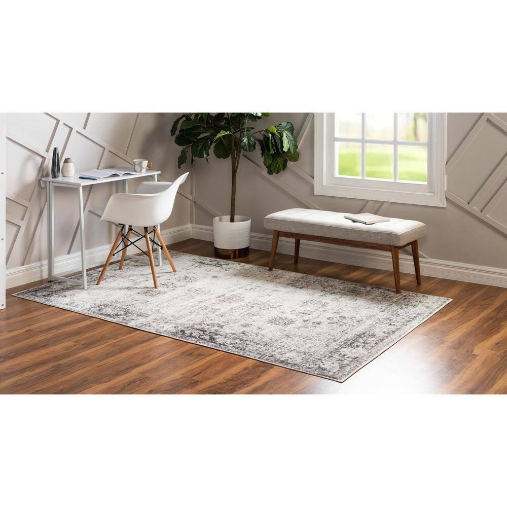 Unique Loom 8' 0 x 10' 0 Sofia Casino Gray Area Rug
