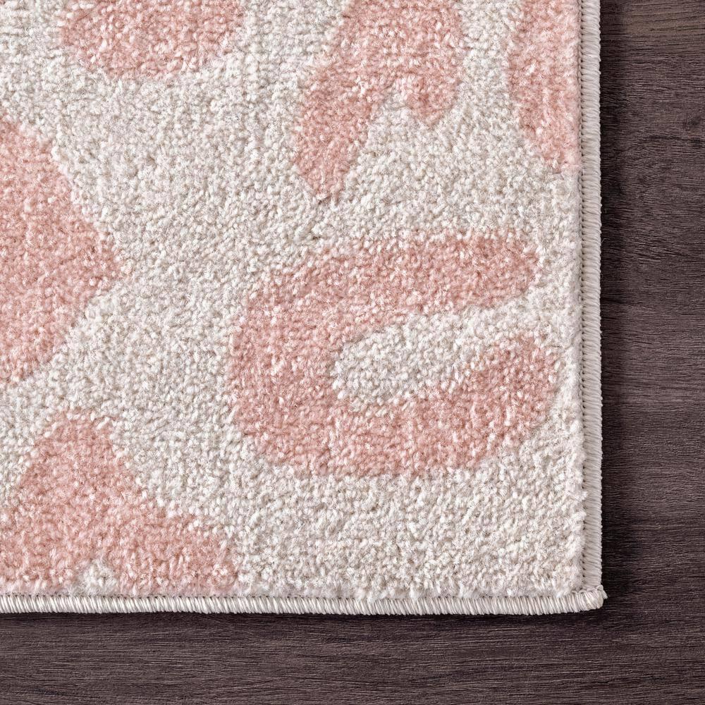 Nuloom Leopard Animal 9x12 Indoor Area Rug for Living Room Bedroom Dining Room Kitchen, Baby Pink/Ivory