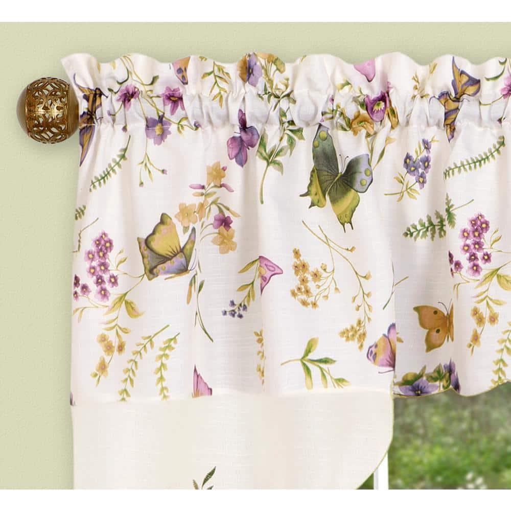 Achim Enchanted - Embellished Tier and Swag Set - 58x36