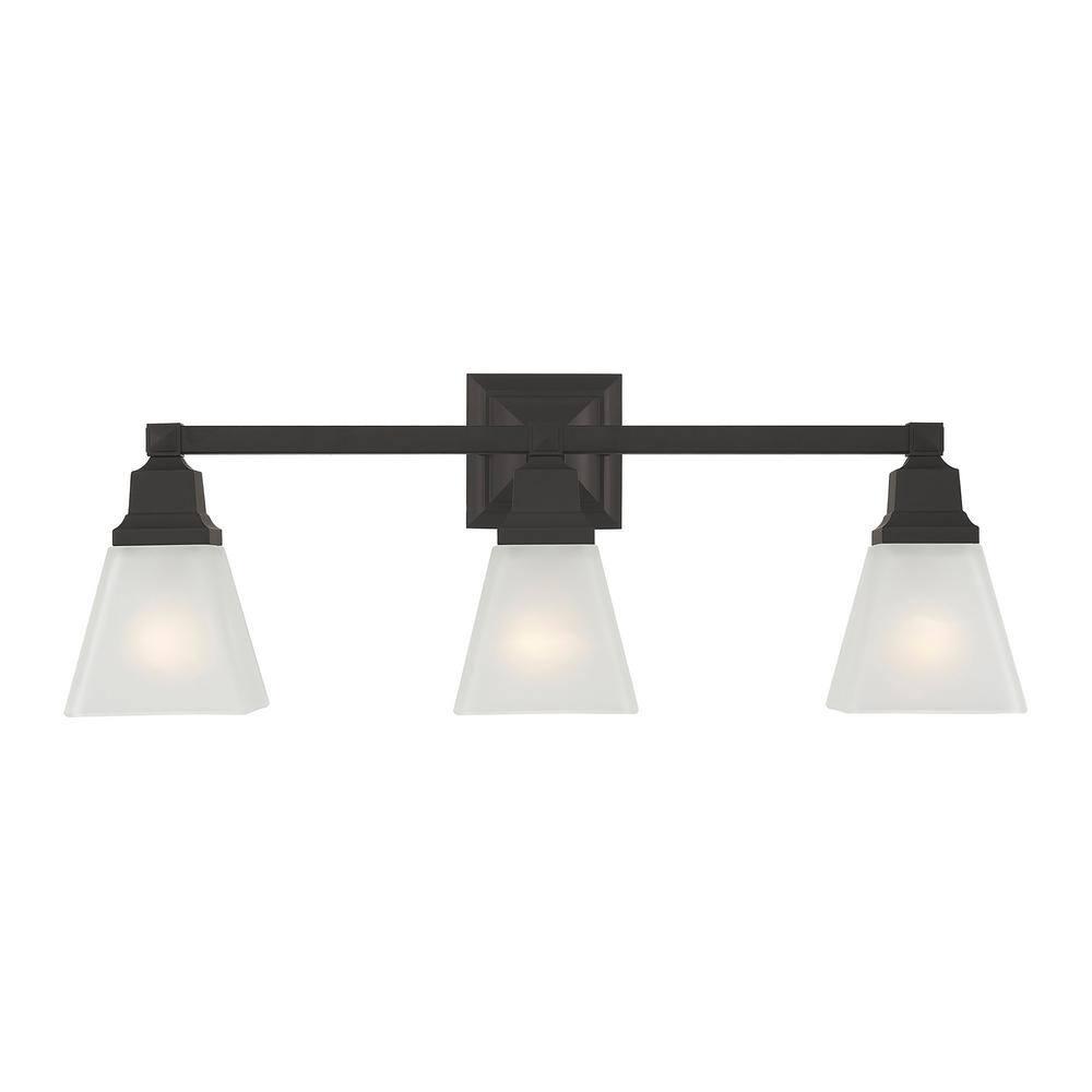 Livex Lighting Mission 3 - Light Vanity in  Bronze