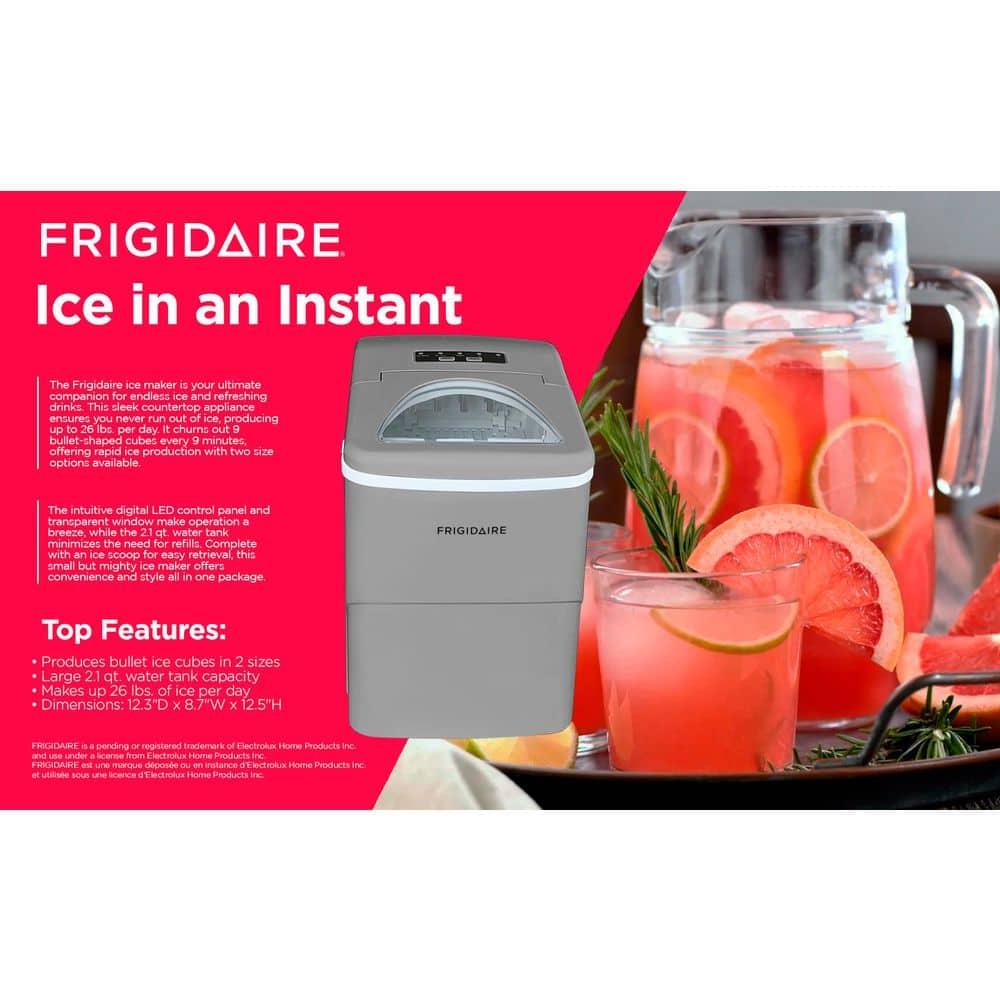 Frigidaire Small Appliances Frigidaire Small Appliances 26 Lb. Daily Production Cube Ice Freestanding Ice Maker