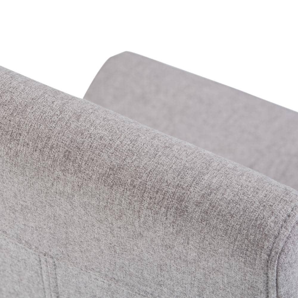 Simpli Home Acadian 17.99'' H Linen Look Polyester Upholstered Parsons Chair (Set of 2)