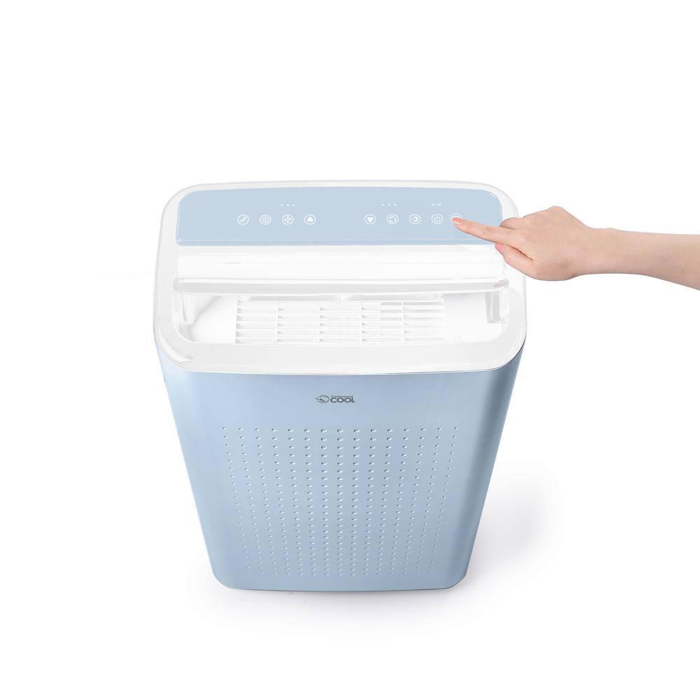 Commercial Cool Commercial Cool 6,350 BTU SACC/CEC Smart Portable Air Conditioner, 9,000 BTU ASHRAE 128, Blue
