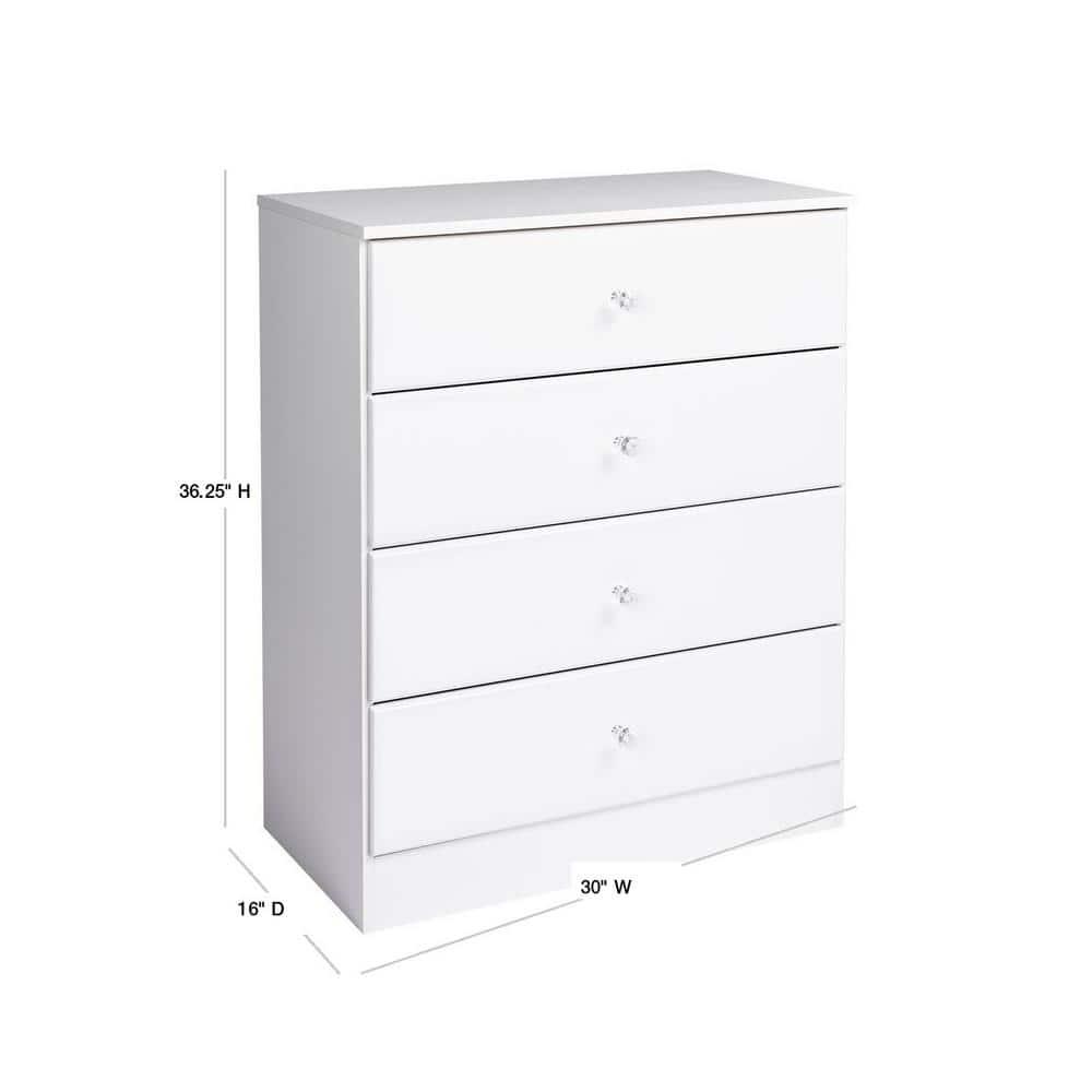 Mcclarrie Simplistic 4 Drawer 30" W Dresser