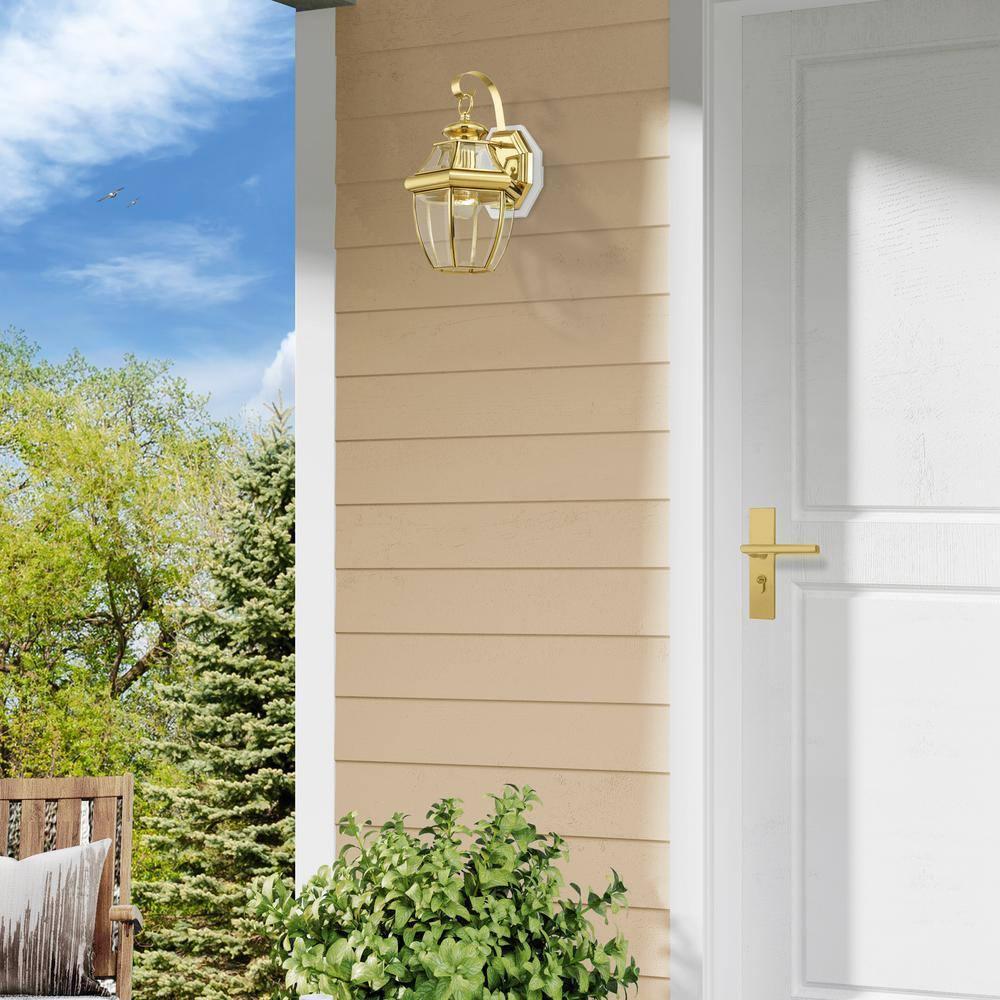 Livex Lighting Monterey 1 - Light Wall Light in  Polished Brass