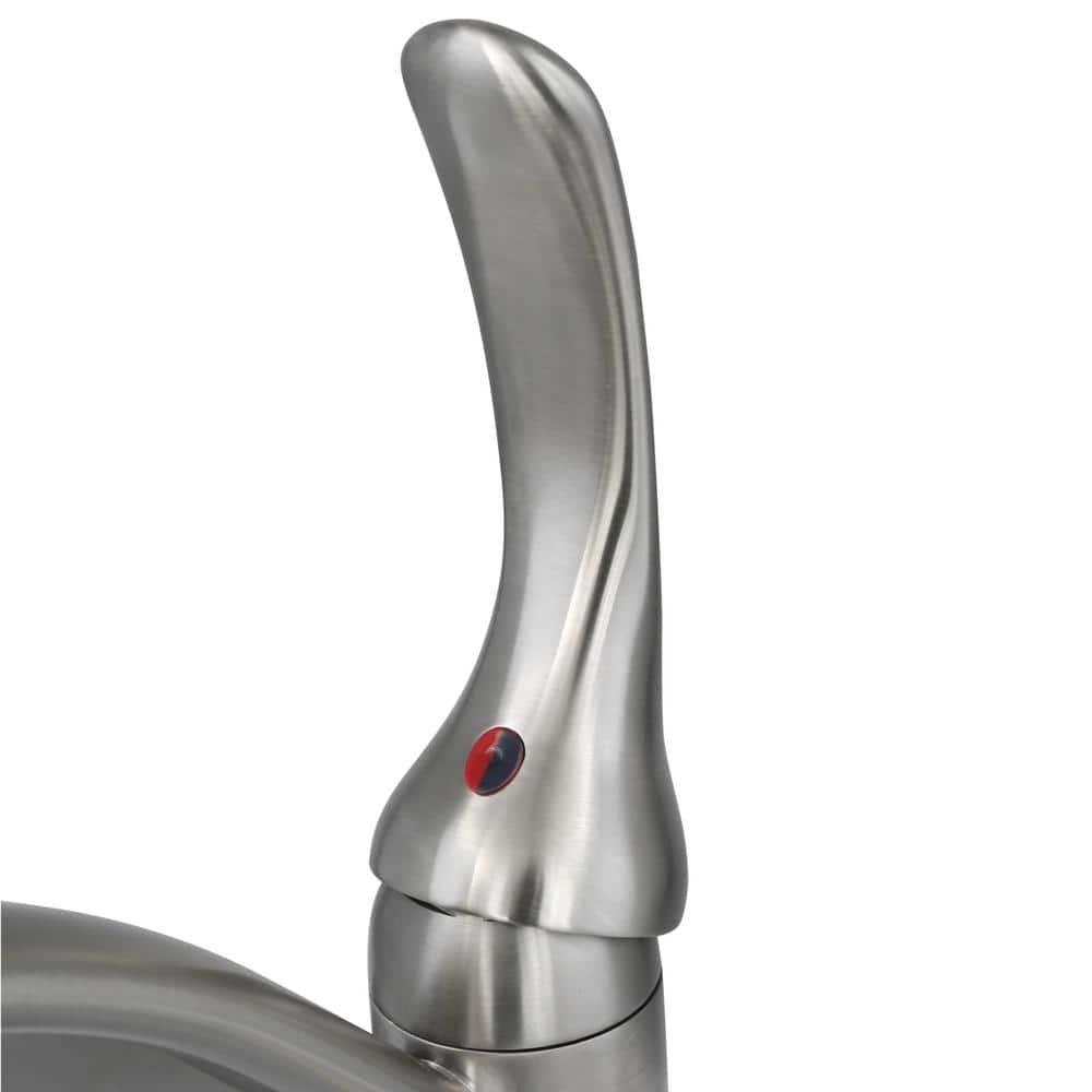 Delta Foundations Single-Handle Kitchen Sink Faucet with Side Sprayer, 4-Hole Kitchen Faucet B4410LF-SS