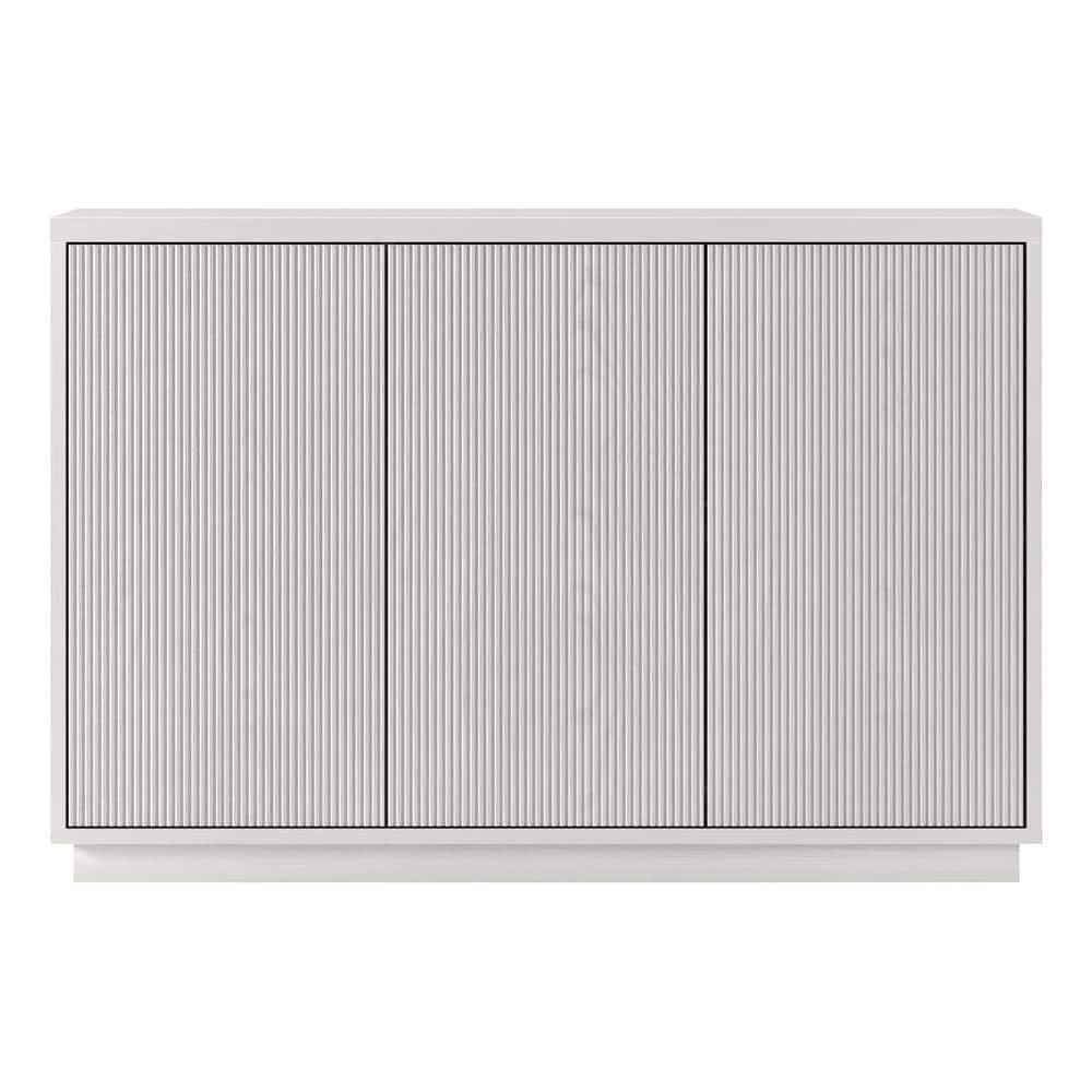 Henn&Hart 47.5" White MDF Buffet Table