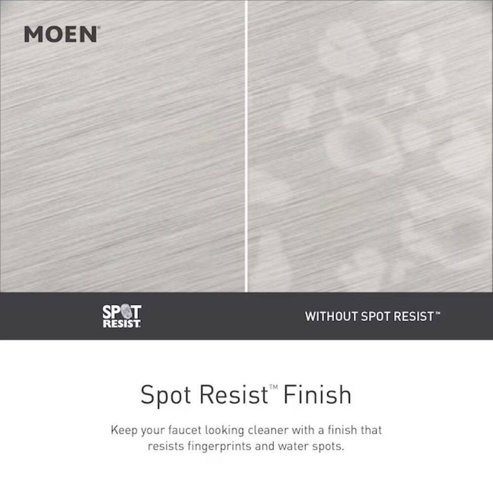 MOEN 82611SRN Brecklyn Single Handle 6-Spray Tub Shower Faucet w/ Magnetix Rainshower in Spot Resist Brushed Nickel (Valve Included)