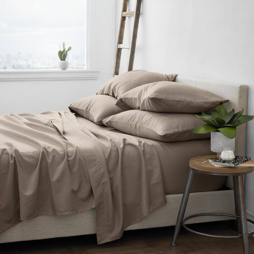 Simply Soft 6-Piece Wrinkle Free Microfiber Sheet Set with 16" Deep Pockets!