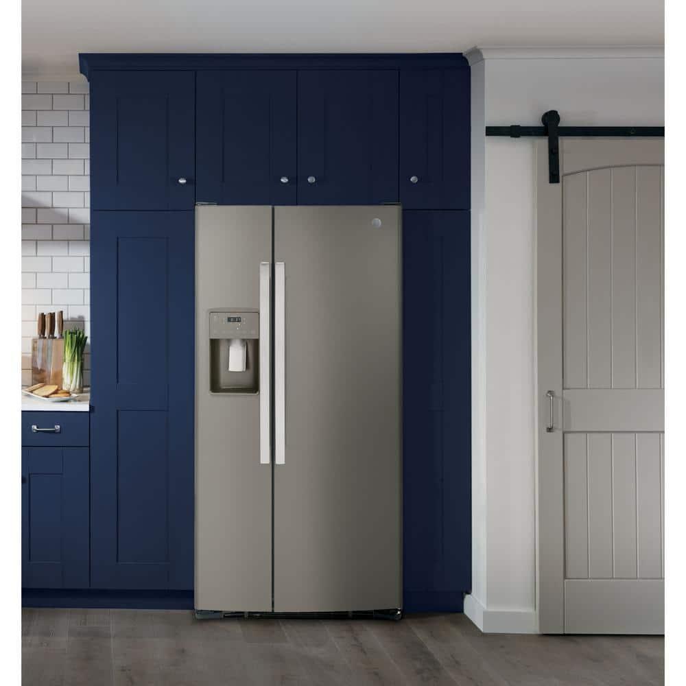 GE APPLIANCES GSS23GMPES side by side freestanding refrigerator