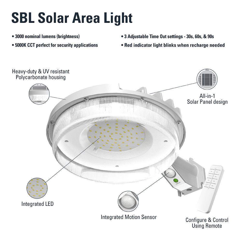 Cooper Lighting LLC 1 - Head LED Dusk to Dawn Outdoor Security Area Light with Motion Sensor