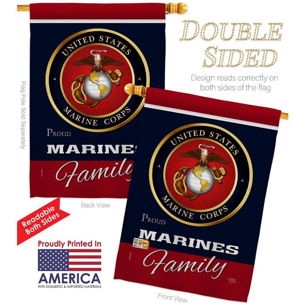 Breeze Decor Double Sided 40'' H x 28'' W Polyester House Flag