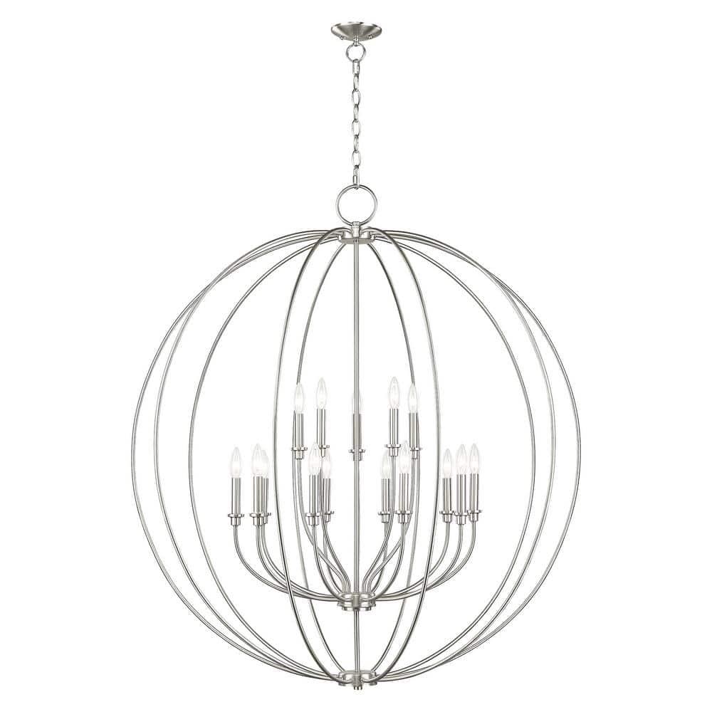 Livex Lighting - Milania - 15 Light Foyer Chandelier in Farmhouse Style - 42