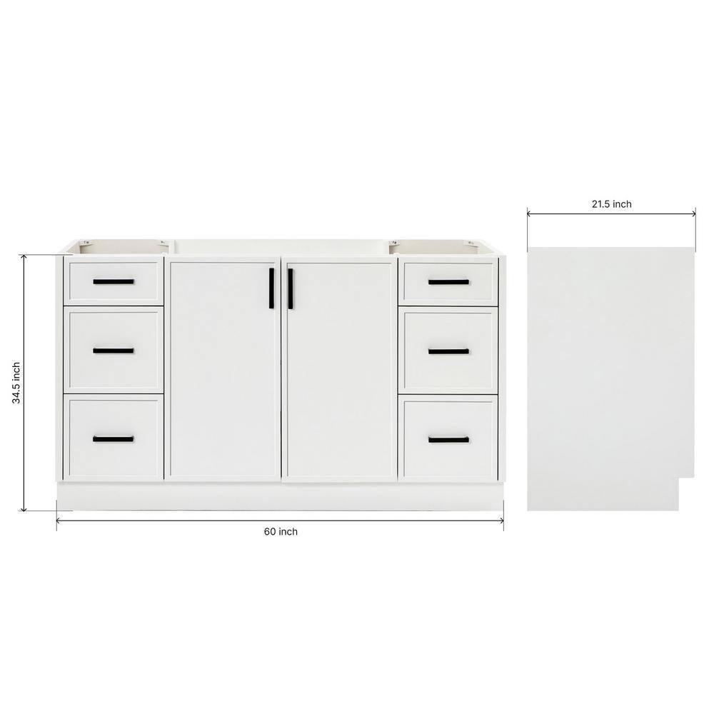 ARIEL Kelley 60 Single Bathroom Vanity Base Only