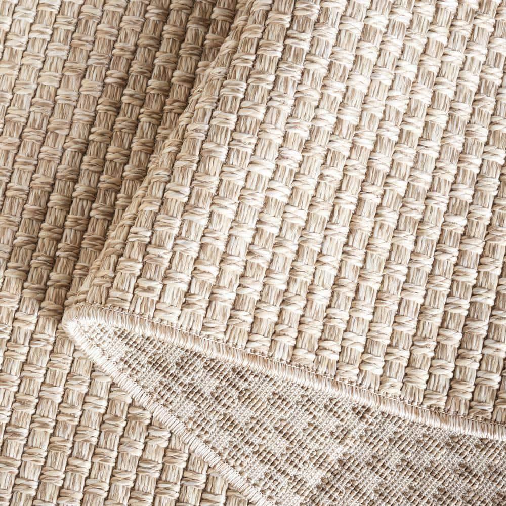 Sisal All-Weather SAW460 Power Loomed Indoor and Outdoor Area Rug - Beige - 4'x6' - Safavieh.