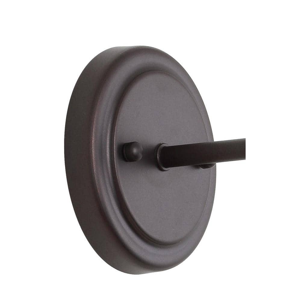 July 26.5" 3-light Metal Vanity Light, Oil Rubbed Bronze
