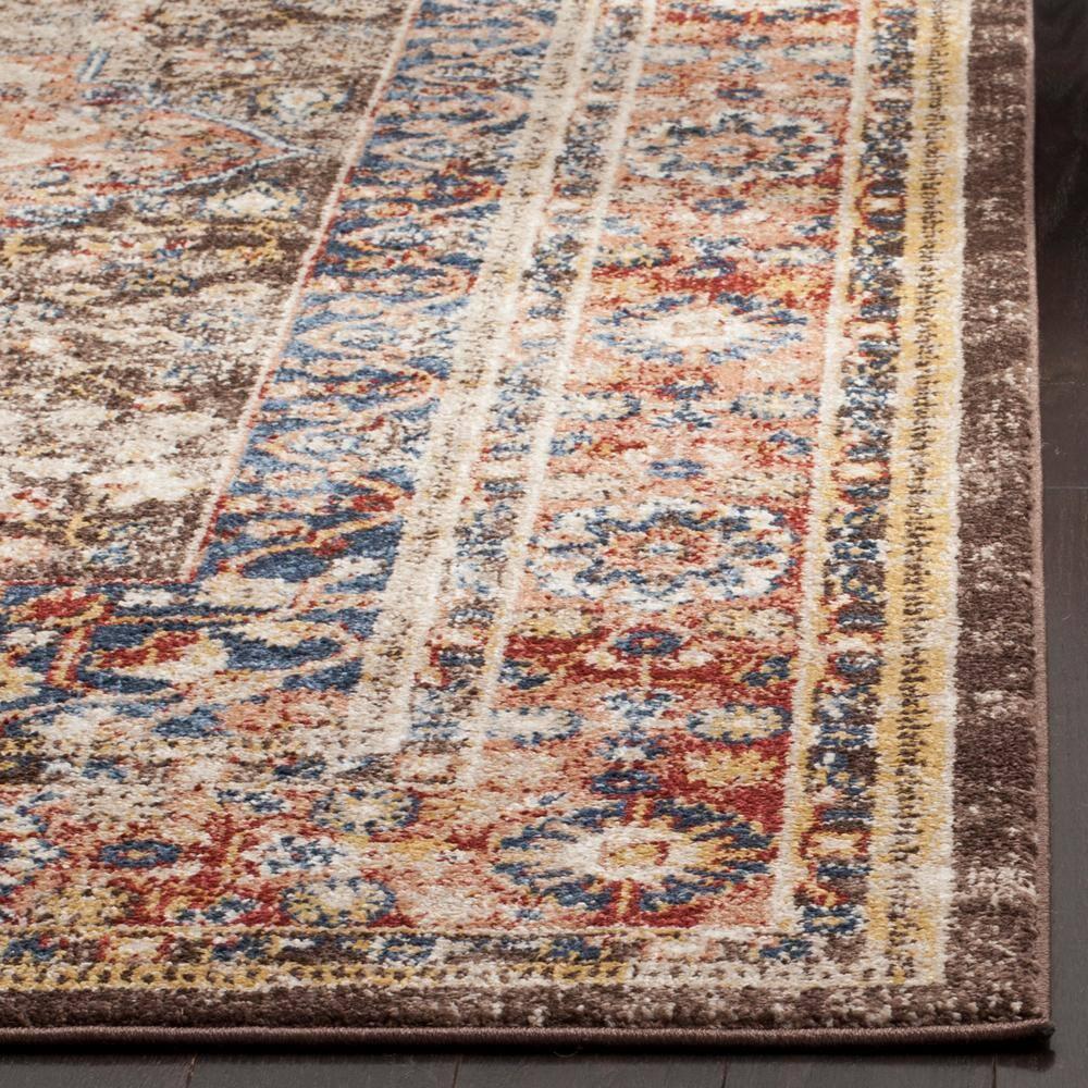 SAFAVIEH Bijar Rhona Oriental Area Rug, Brown/Rust, 3' x 5'