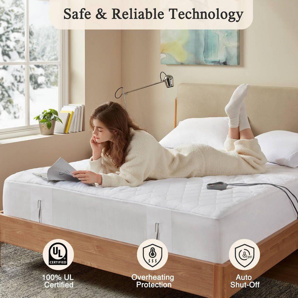 Beautyrest Beautyrest Heated Microfiber Mattress Pad with 3M Scotchgard