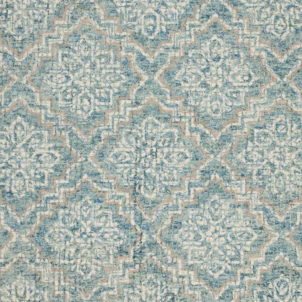 Abstract ABT201 Handmade Indoor Accent Rug - Blue/Grey - 3'x5' - Safavieh