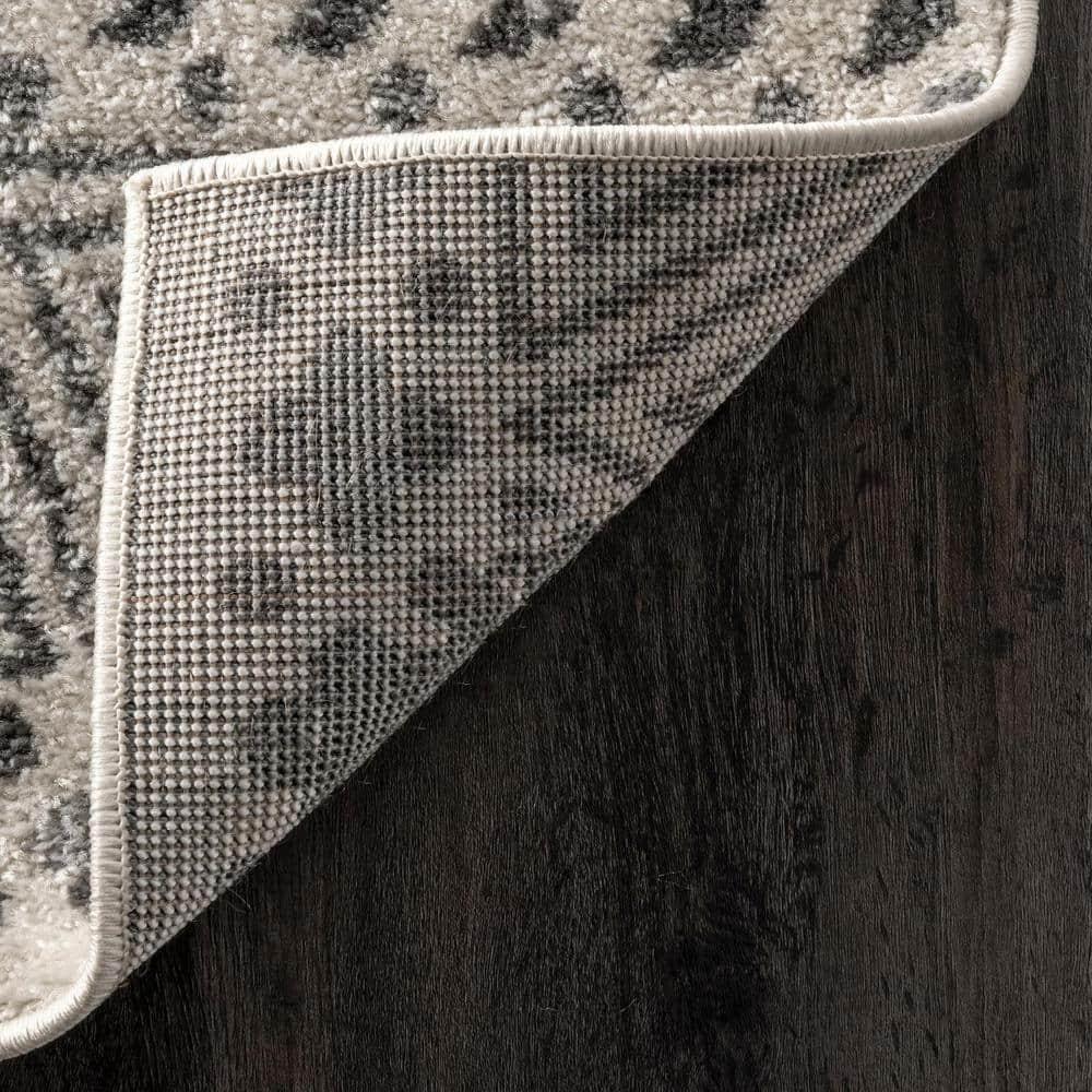 Nuloom Camila Geometric 7x9 Indoor Area Rug for Living Room Bedroom Dining Room Kitchen, Off White/Ivory