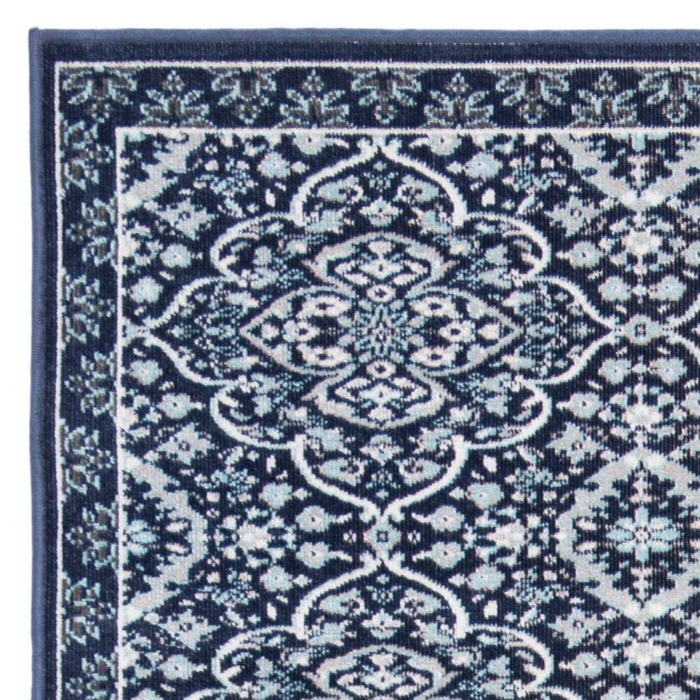 Montage MTG283 Power Loomed Indoor/Outdoor Area Rug - Navy/Ivory - 4'x6' - Safavieh.