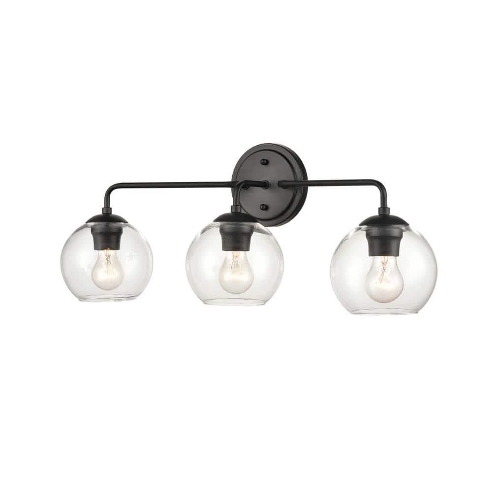 Millennium Lighting 3 - Light Vanity in  Matte Black