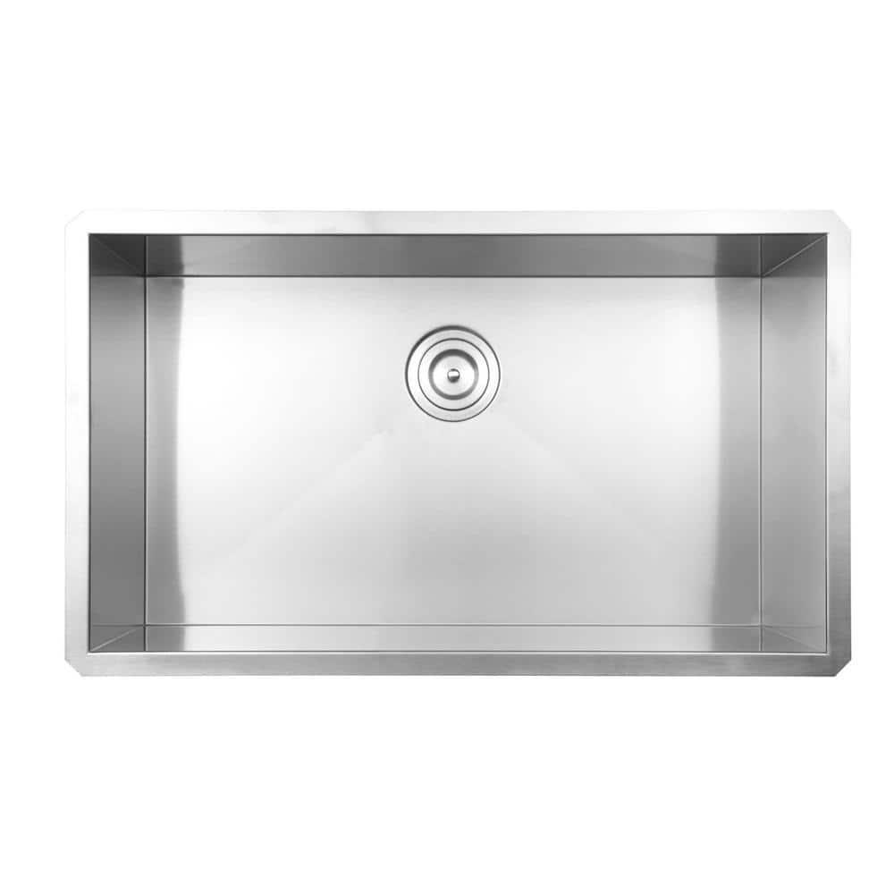 Nesta 32'' L Undermount Single Bowl Stainless Steel Kitchen Sink