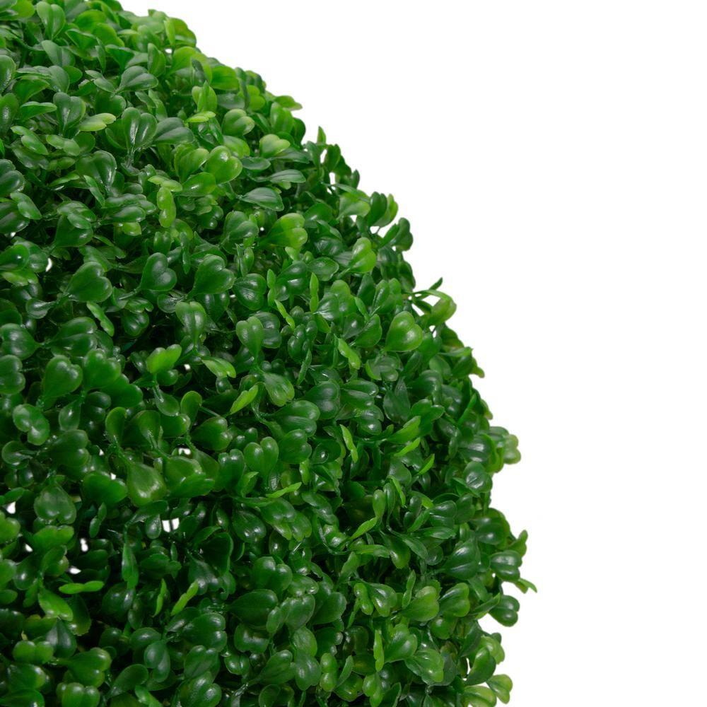 Northlight Seasonal Two Tone Green Artificial Boxwood Topiary Garden Sphere