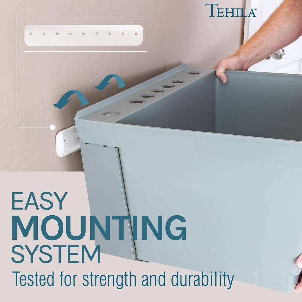 23" L x 24" W Wall Mount Laundry Sink