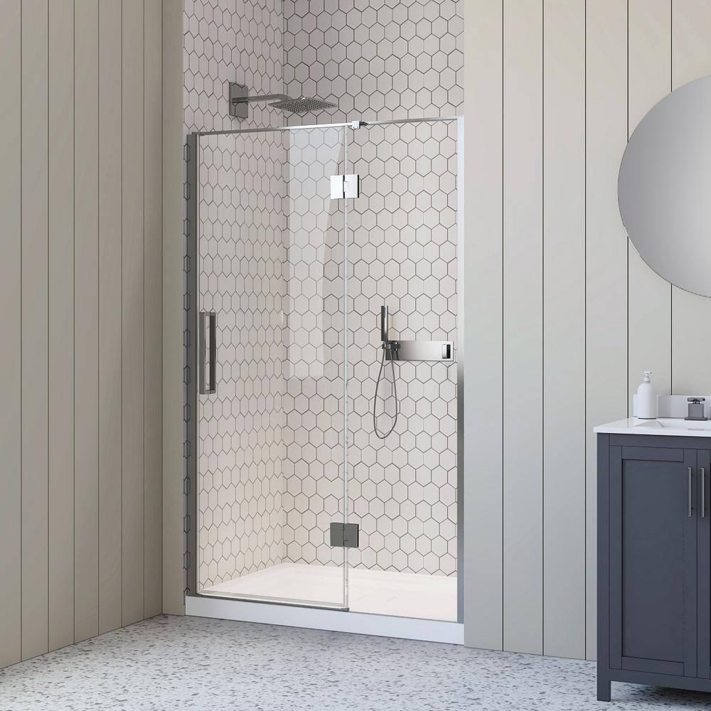 A&E Bath and Shower 48'' - W x 74'' H Door with Tani-48-CHR