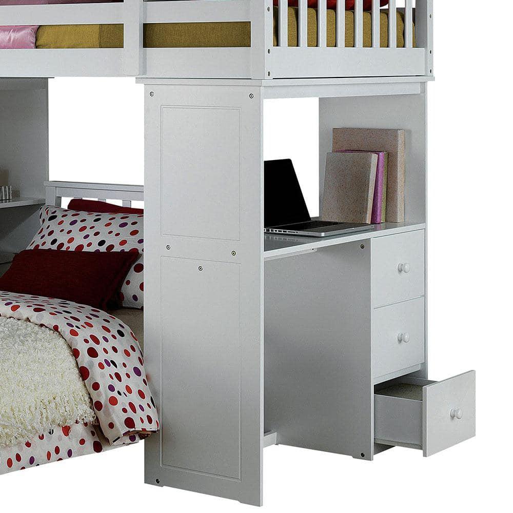 Isabelle & Max™ Estefania Twin 8 Drawer Loft Bed with Bookcase by Isabelle & Maxâ¢