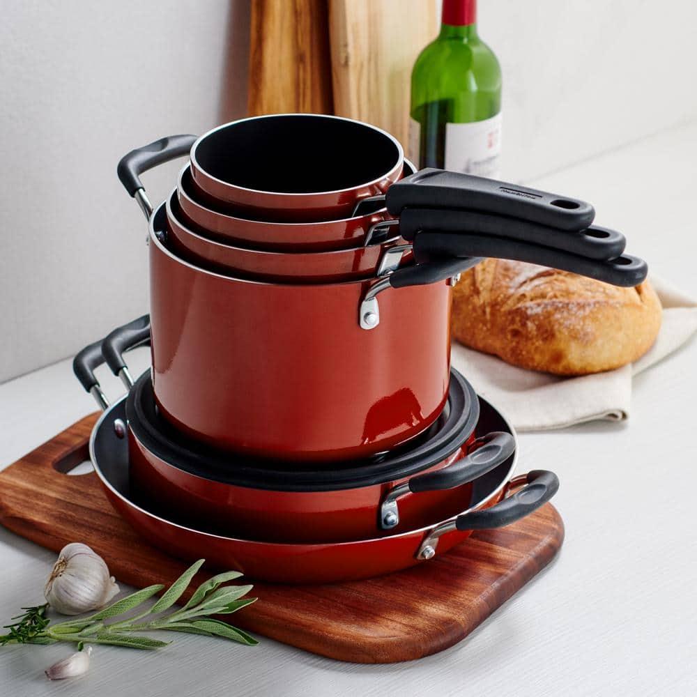 Tramontina Tramontina Aluminum Non Stick 11 Pc Nesting Cookware Set