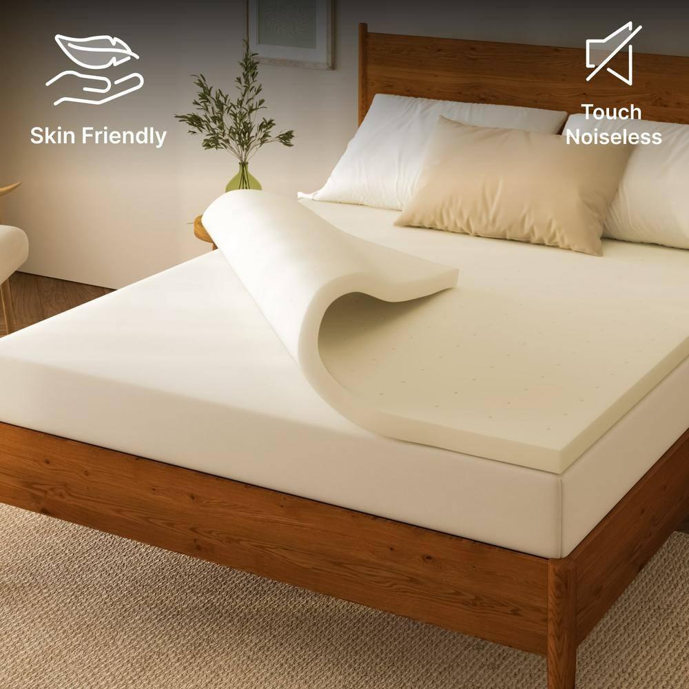 Nap Queen 1.5'' Ventilated Memory Foam Mattress Topper