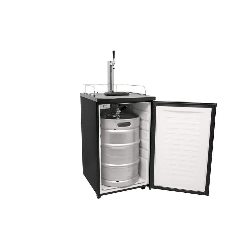 EdgeStar EdgeStar 4.9 Cubic Feet Single Tap Freestanding Kegerator with Adjustable Temperature