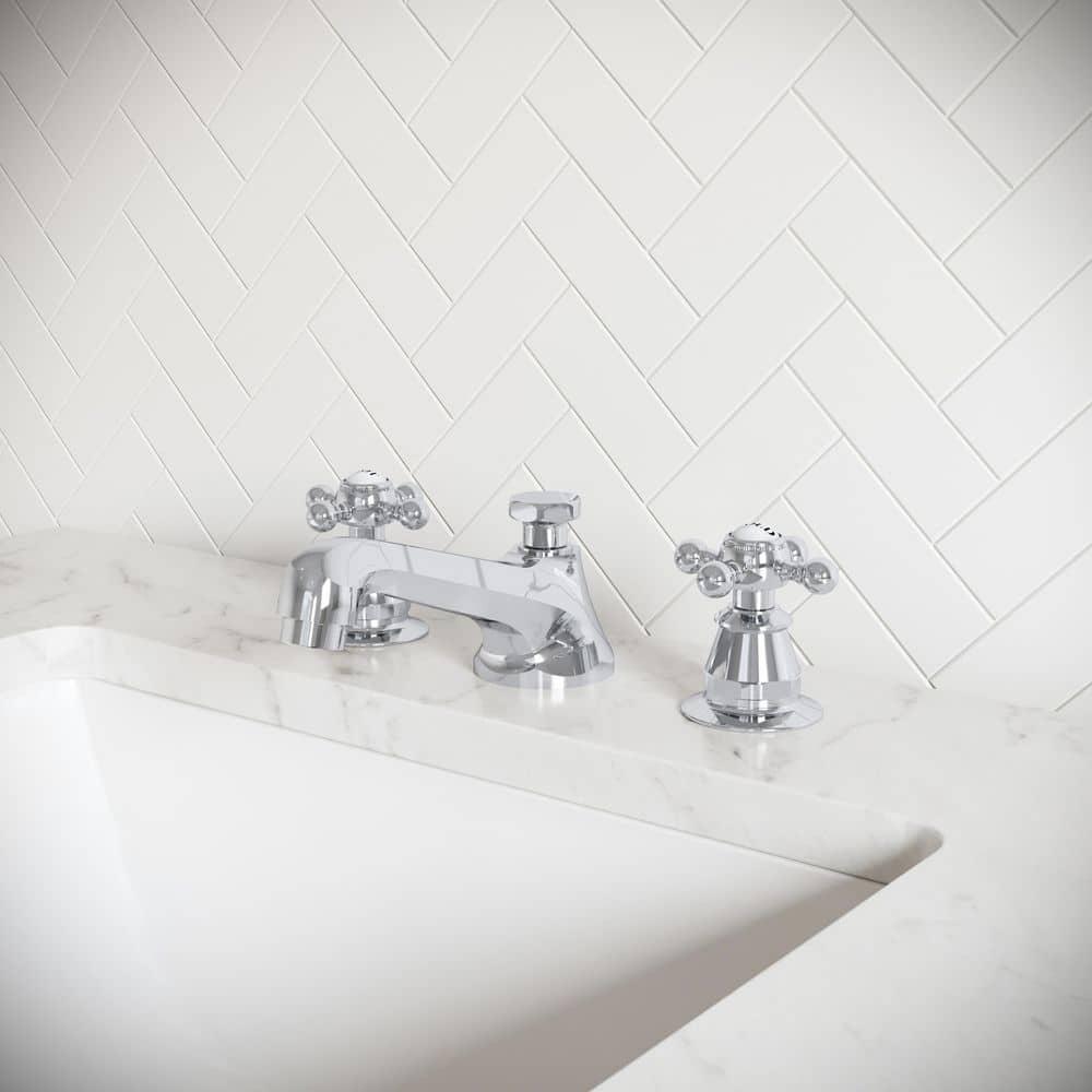 Carlson Widespread 2-handle Bathroom Faucet with Drain Assembly