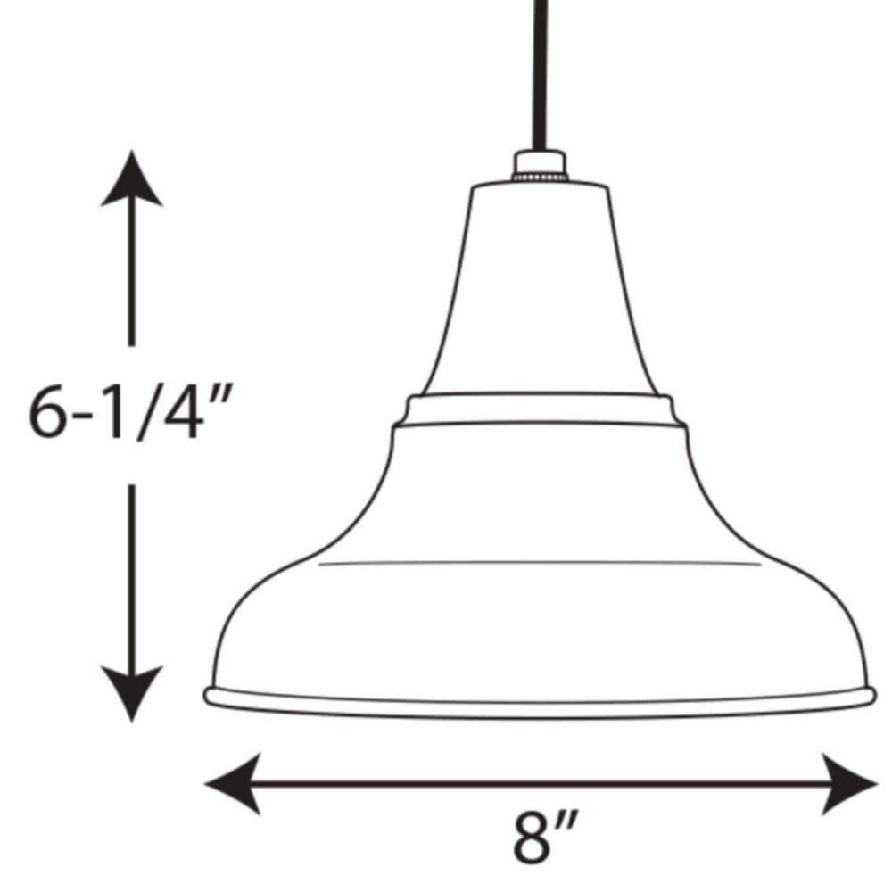 District Collection One-Light Medium Hanging Lantern