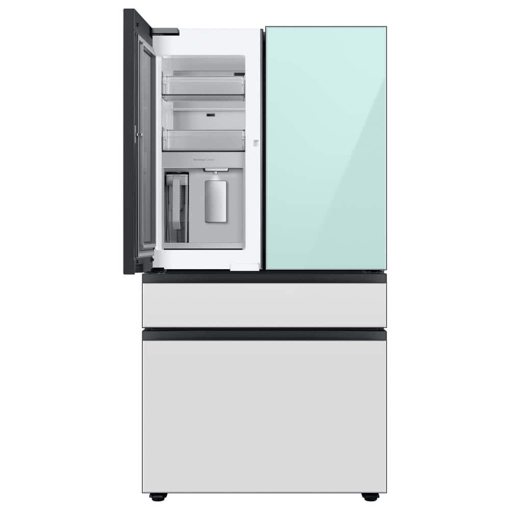 Bespoke 4-Door French Door Refrigerator (29 cu. ft.) with Beverage Center™ - Middle and Bottom Panels
