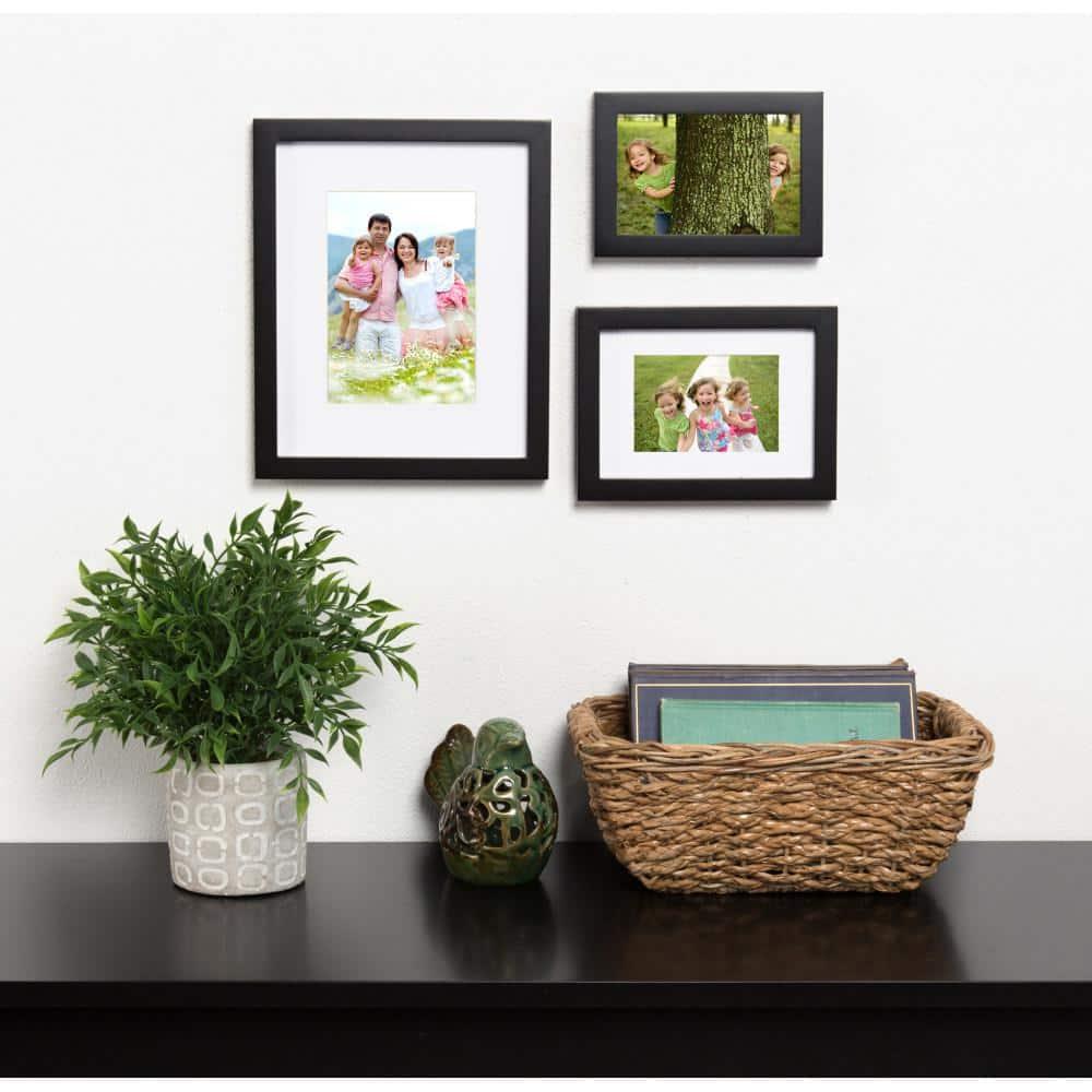 DesignOvation 8 x 10 Satin Picture Frame 4 Count