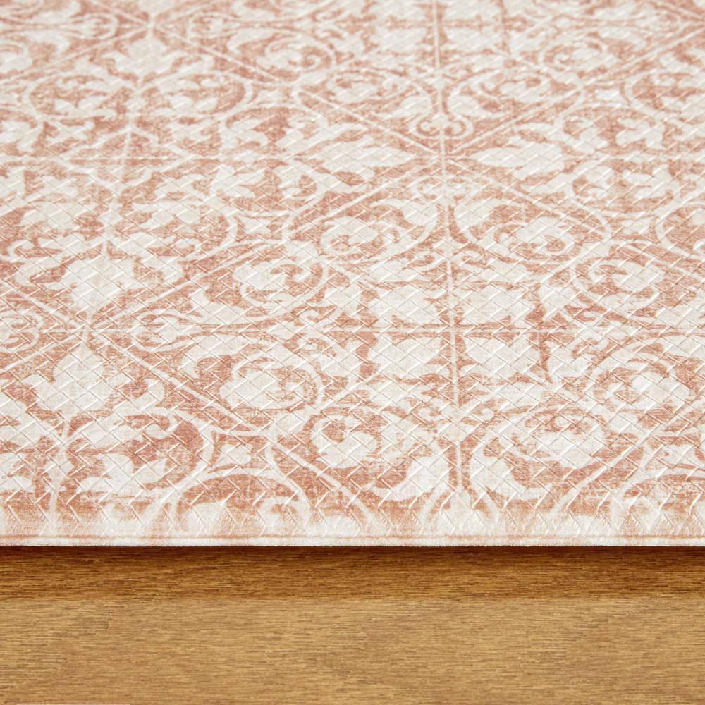 Town & Country Living TOWN & COUNTRY BASICS Comfort Plus Non-Slip Backing Vintage Medallion Tile Anti Fatigue Comfort Mat