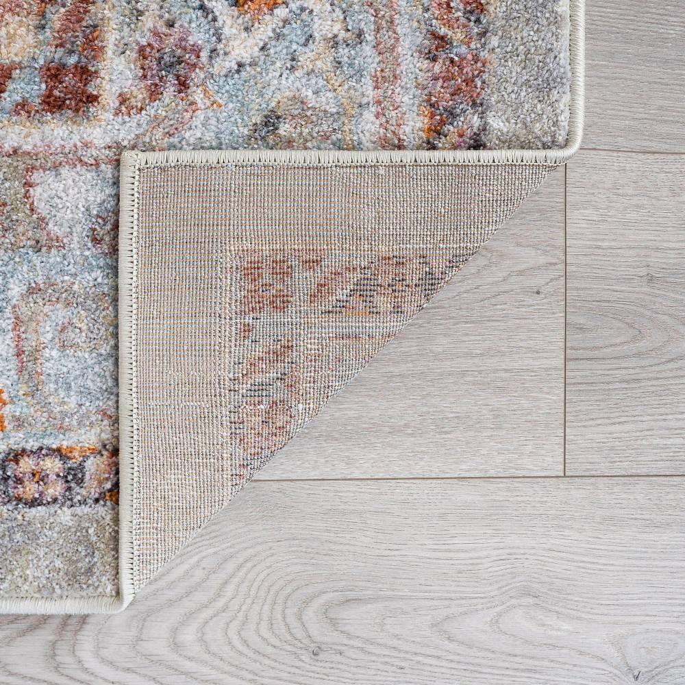 Tayse Wakefield 8 x 10 (ft) Loomed Polypropylene Gray Rectangular Indoor Area rug