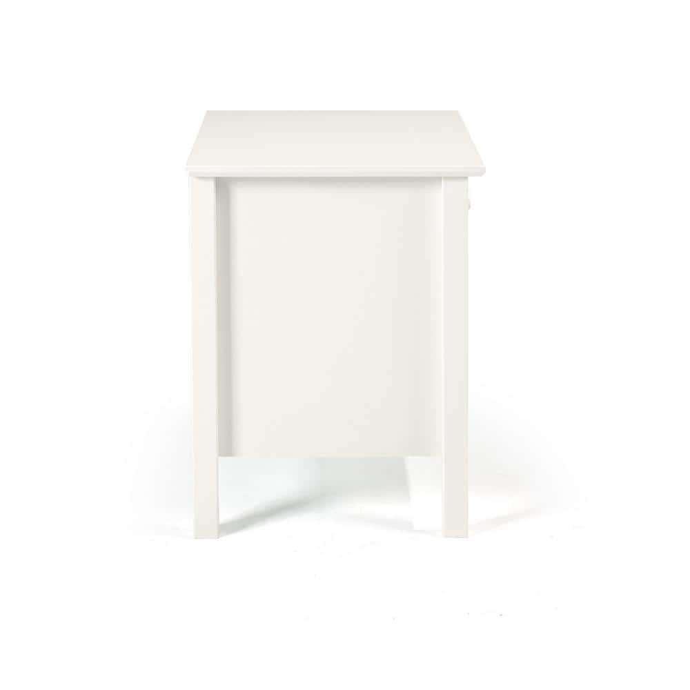Alaterre Simplicity Nightstand, White