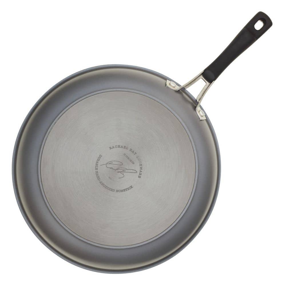 Rachael Ray Cook + Create Hard Anodized Nonstick Frying Pan, 10-Inch