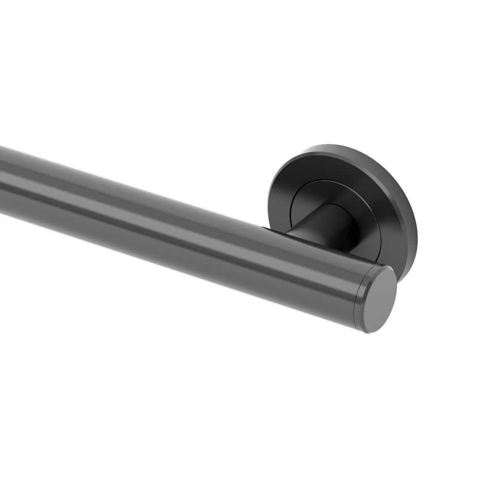 Latitude II Stainless Steel Wall Mount Grab Bar | ADA Compliant Safety Bar For Bathroom