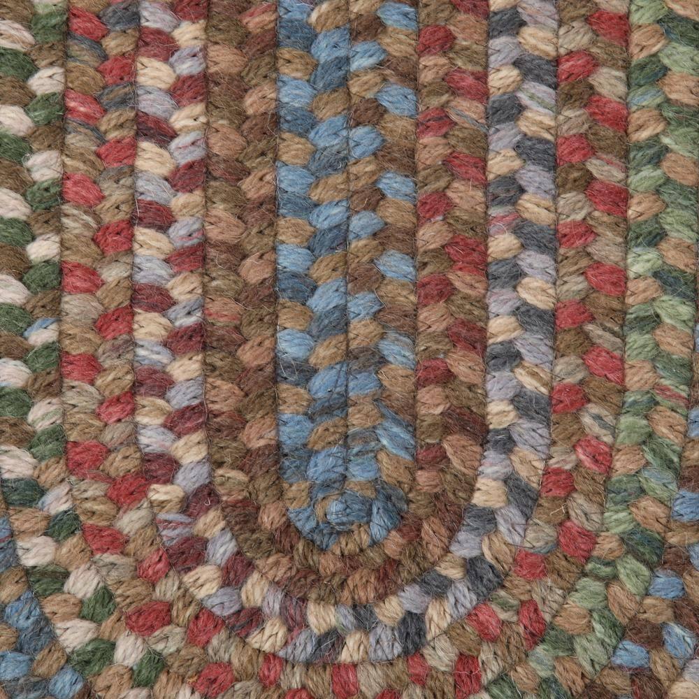 Cage Dusk 2 ft. x 4 ft. Braided Oval Area Rug